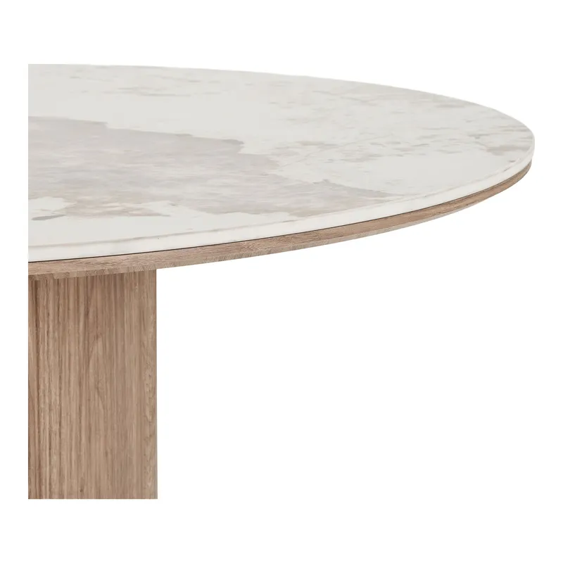 Stół MEBLIVA Athens Blat Ceramiczny, Nowoczesny Design - Biały