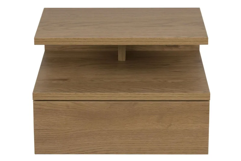 Szafka Nocna Wisząca MEBLIVA Ashlan Wood Drewniana - Naturalny