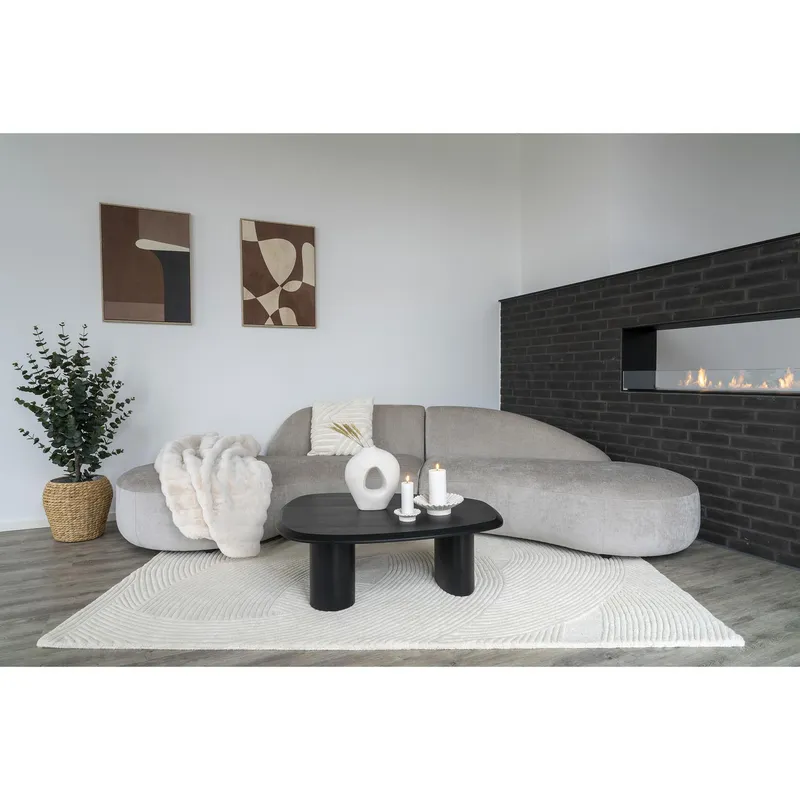 Wazon Ceramiczny MEBLIVA Z Dziurą, Nowoczesny Design - Biały
