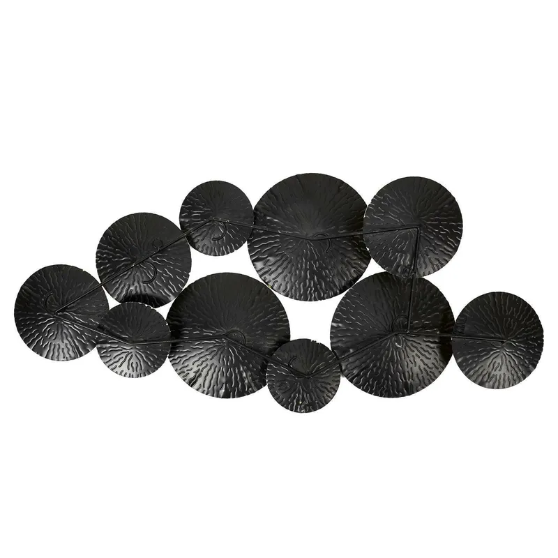Dekoracja Ścienna MEBLIVA Anemone Metal Nowoczesny - Złoty