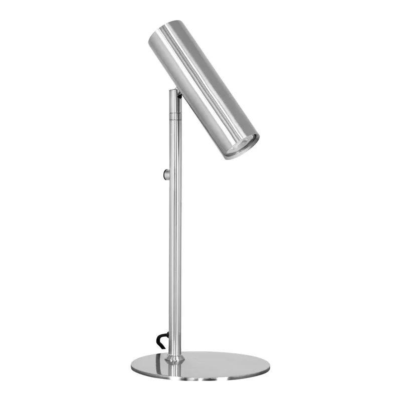 Lampa Stołowa MEBLIVA Paris Metal Nowoczesna - Srebrna