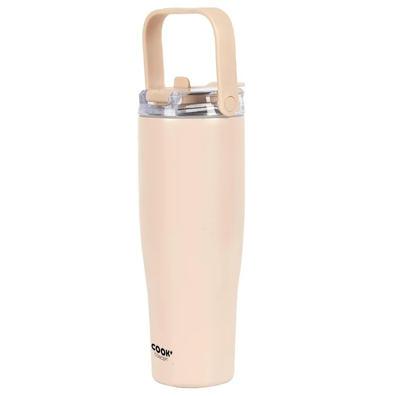 Kubek Termiczny MEBLIVA New York 900ml Metal - Beżowy