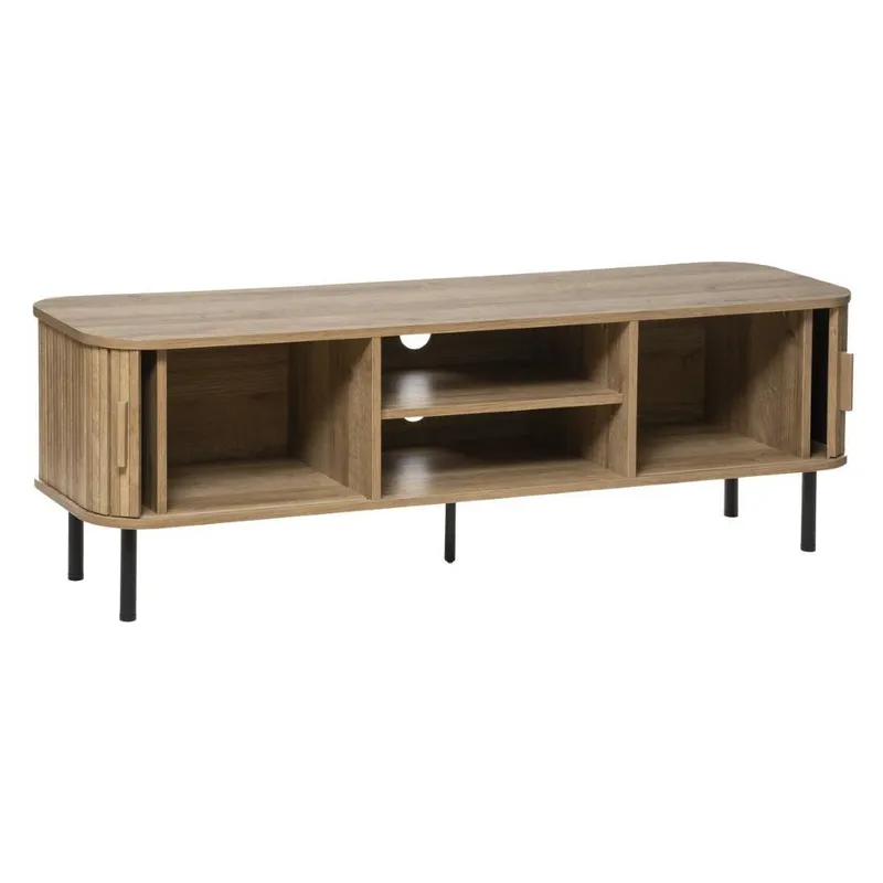 Szafka RTV MEBLIVA Colva 140 cm MDF - Naturalny