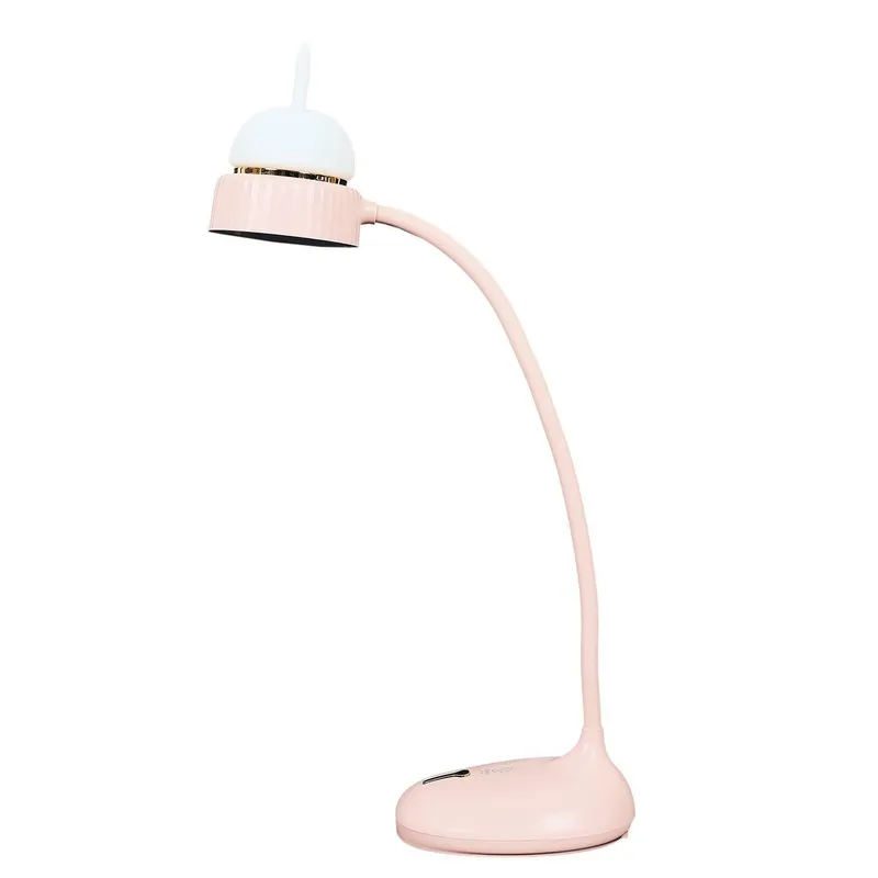 Lampka Na Biurko MEBLIVA Cat LED Tworzywo Sztuczne - Różowy
