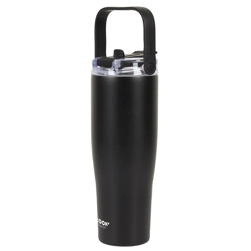 Kubek Termiczny MEBLIVA New York 900ml Metal - Czarny