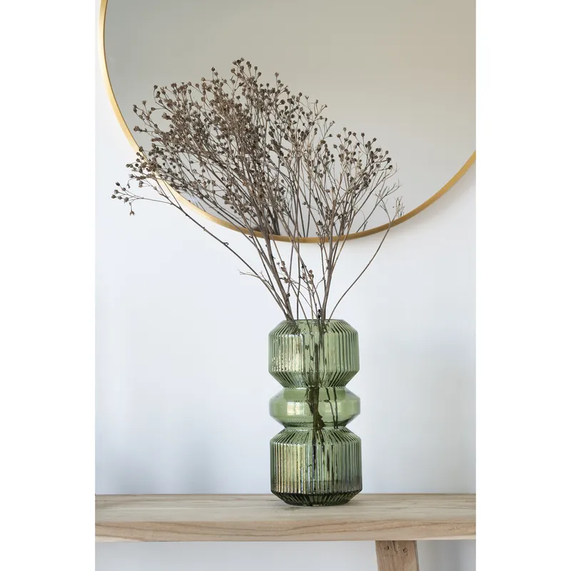 Lustro MEBLIVA Madrid Okrągłe 60cm, Aluminiowa Rama - Złote