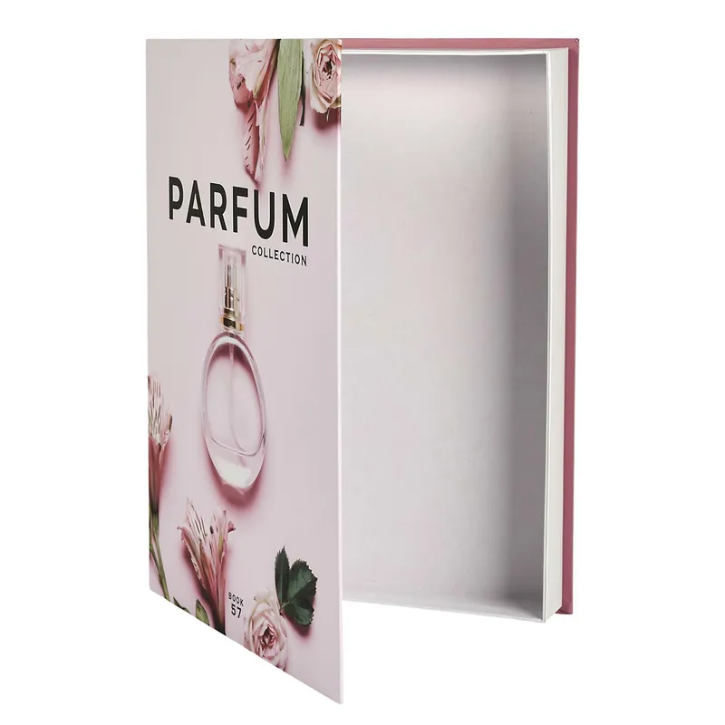 Pudełko Ozdobne MEBLIVA Parfum, Tektura, 33×22 cm - Różowy