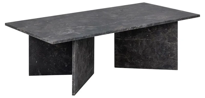 Stolik Kawowy MEBLIVA Vega Marmur 140x70 cm - Brązowy