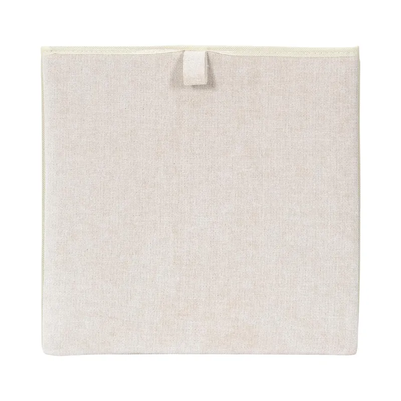 Pudełko Do Regału MEBLIVA Emilia Tektura 30x30x30cm - Beżowy