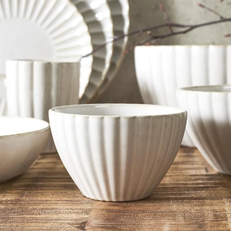 Miska MEBLIVA Vlora Ceramiczna 11cm - Beżowa