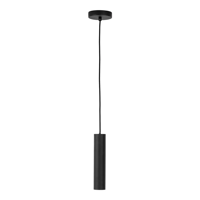 Lampa Wisząca MEBLIVA Paris, Nowoczesna Stal, Regulowana - Czarna