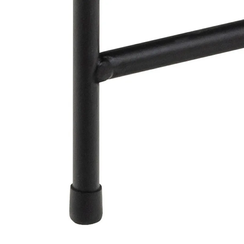 Stolik Kawowy MEBLIVA Avila Marmur Okrągły 52 cm - Czarny