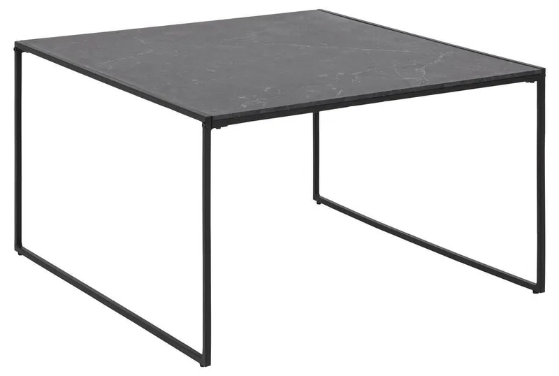 Stolik Kawowy MEBLIVA Infinity 80x80, Nowoczesny, Czarny