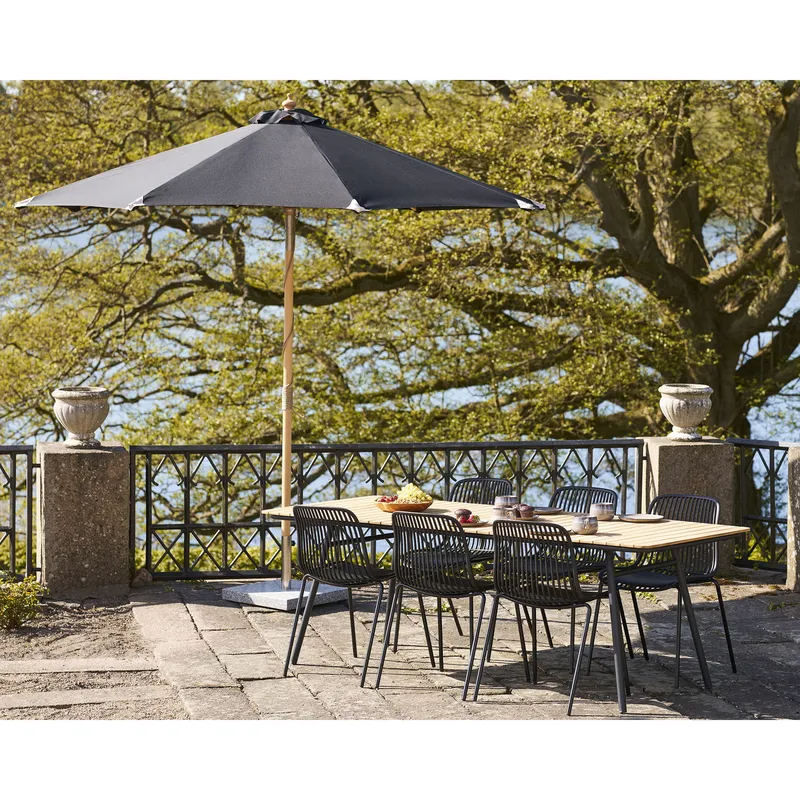 Parasol Ogrodowy GARDIVA Austin, Stal, Kwadratowy 300 cm - Czarny