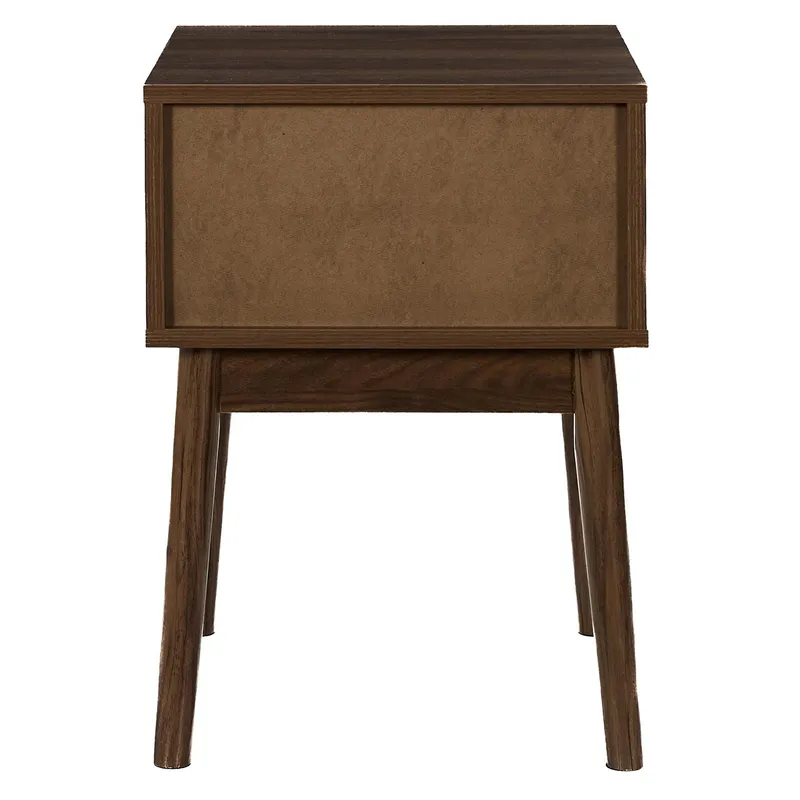 Szafka Nocna MEBLIVA Tiffany MDF, 40x40x55 cm - Orzech