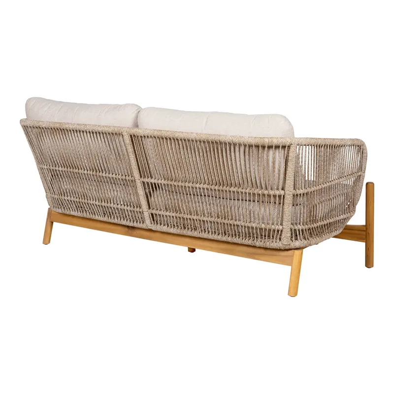 Sofa Ogrodowa MEBLIVA Terracina, Drewno Akacjowe, 175 cm - Brązowa