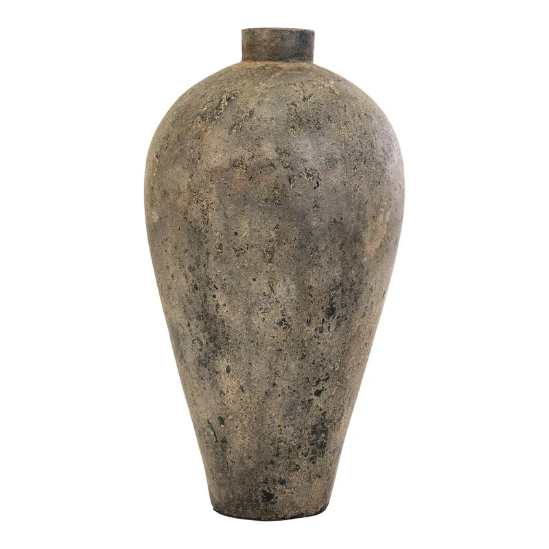 Wazon Corvo MEBLIVA Duży Ceramiczny 80 cm - Szary
