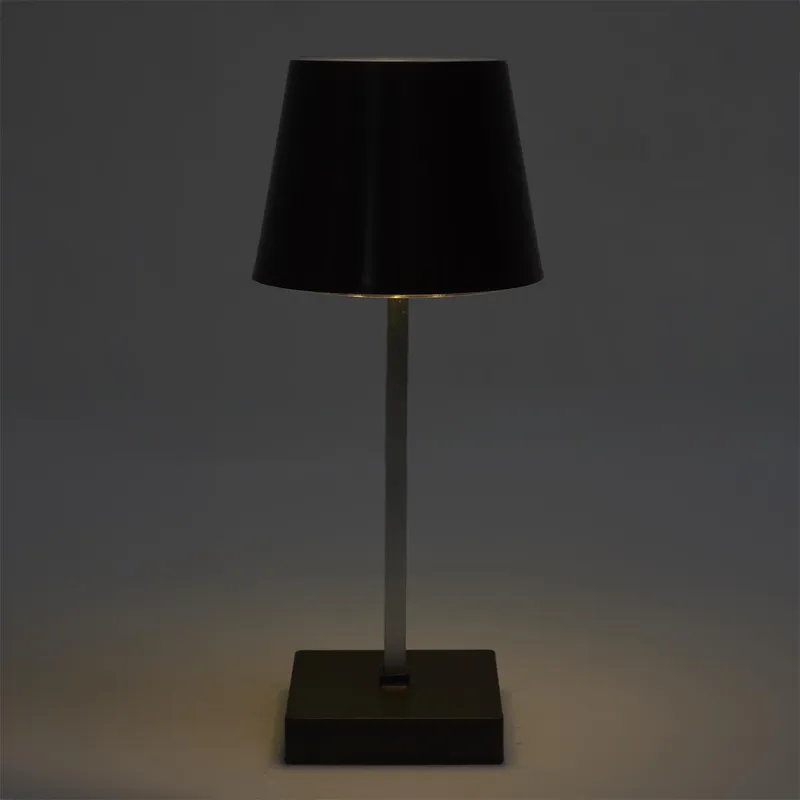 Lampka Stołowa MEBLIVA Blanca LED Na Dotyk, Minimalistyczna - Brązowa