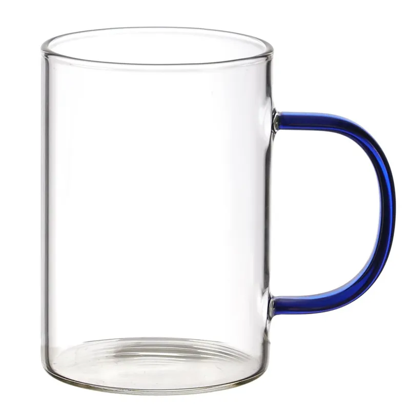 Szklanka MEBLIVA Coloured Szkło Minimalistyczne 300ml - Niebieski