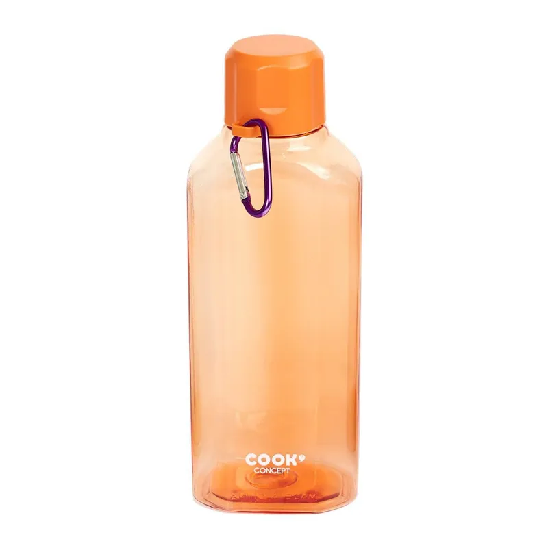 Butelka Do Wody MEBLIVA 700ml Z Karabińczykiem - Pomarańczowa