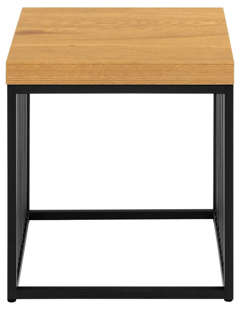 Stolik Kawowy MEBLIVA Strington 40x40 cm - Naturalny Dąb