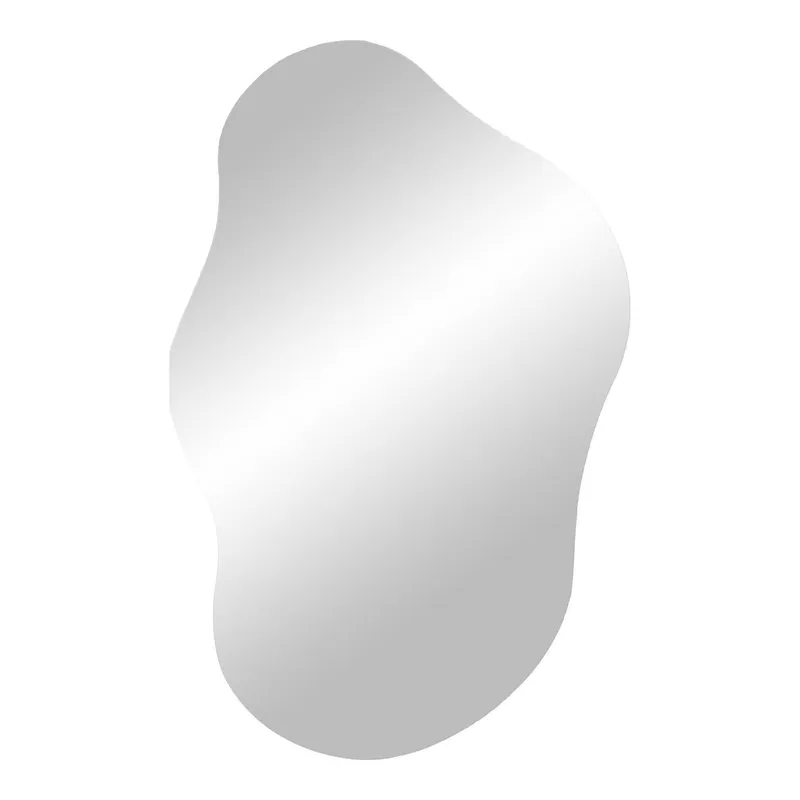 Lustro MEBLIVA Palermo 50x55cm Aluminium - Srebrny