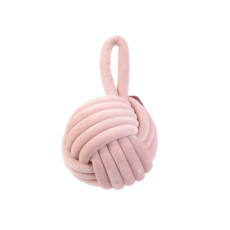 Stoper Do Drzwi MEBLIVA Yarn, Tkanina Glamour - Różowy