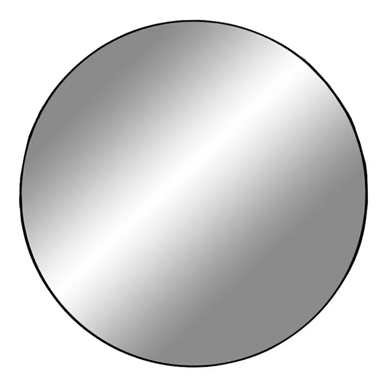Lustro MEBLIVA Jersey Okrągłe, Nowoczesne, Średnica 80 cm - Czarne