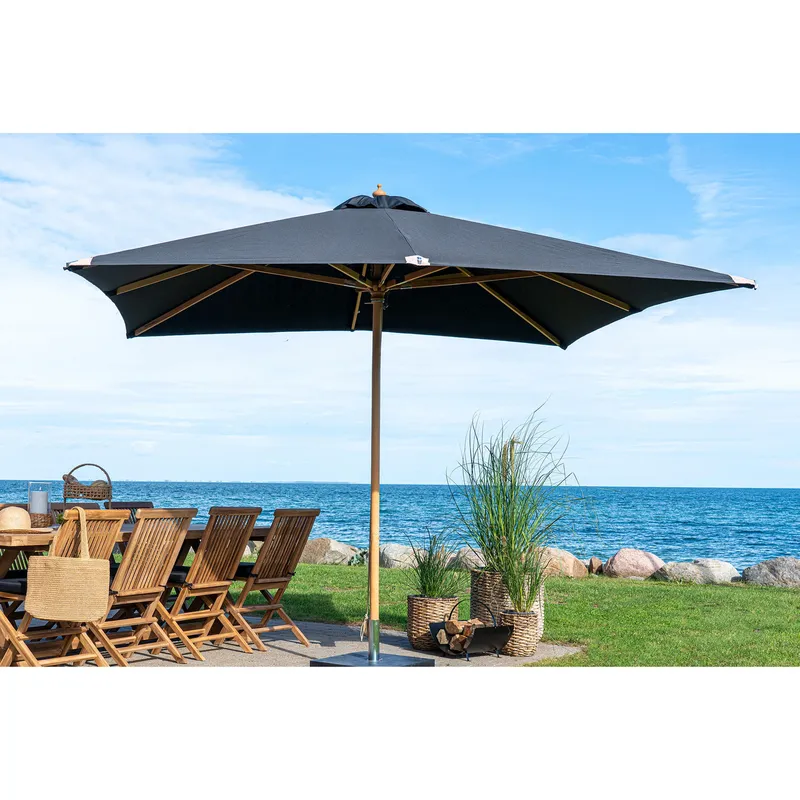 Parasol Ogrodowy GARDIVA Orlando 300x300 cm, Klasyczny - Czarny