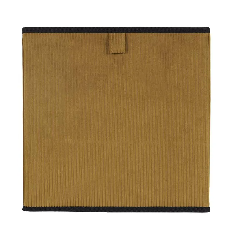 Składany Pojemnik Do Przechowywania MEBLIVA Giulia 30x30 cm - Musztardowy