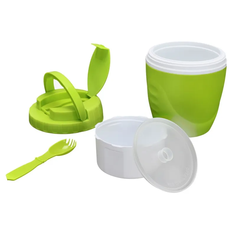 Lunchbox Travel MEBLIVA Okrągły Szczelny Pojemnik Na Lunch - Czerwony