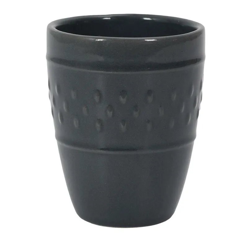 Kubek Do Espresso MEBLIVA Queso, Ceramika, 100ml - Szary Ciemny
