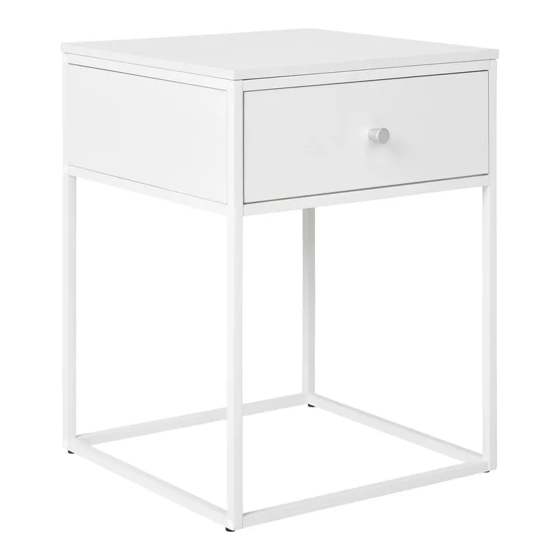 Szafka Nocna MEBLIVA Vita MDF, 40 cm, Nowoczesna - Biała