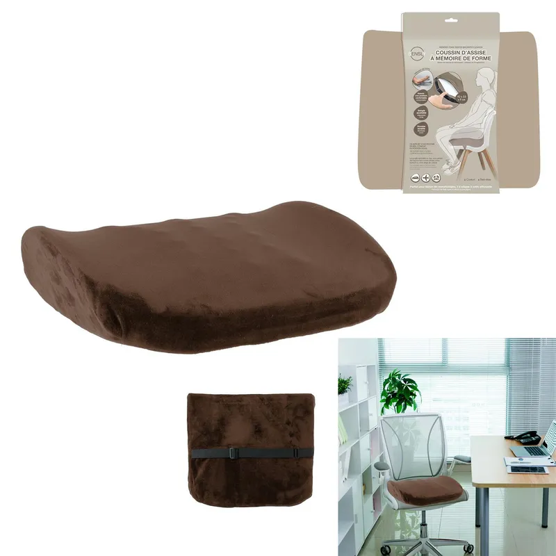 Siedzisko Ergonomiczne MEBLIVA Sensly, Pianka Tapicerska - Brązowy