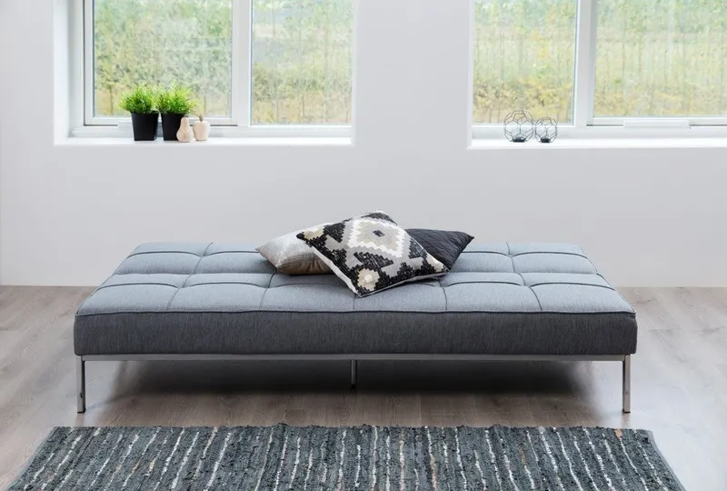 Sofa MEBLIVA Perugia VIC Rozkładana 3-OSOBOWA Welwet - Różowa