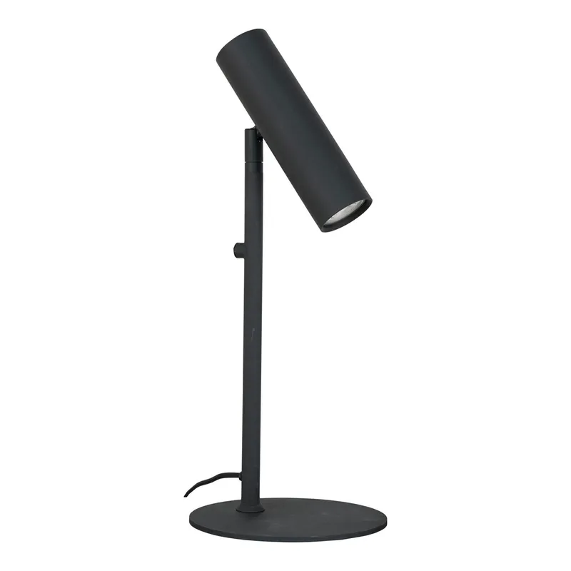 Lampa Stołowa MEBLIVA Paris, Metal Nowoczesny - Czarna