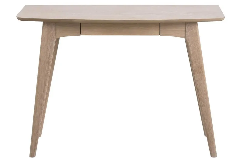 Biurko MEBLIVA Woodstock Drewniane Dąb Bielony 105 cm - Naturalny
