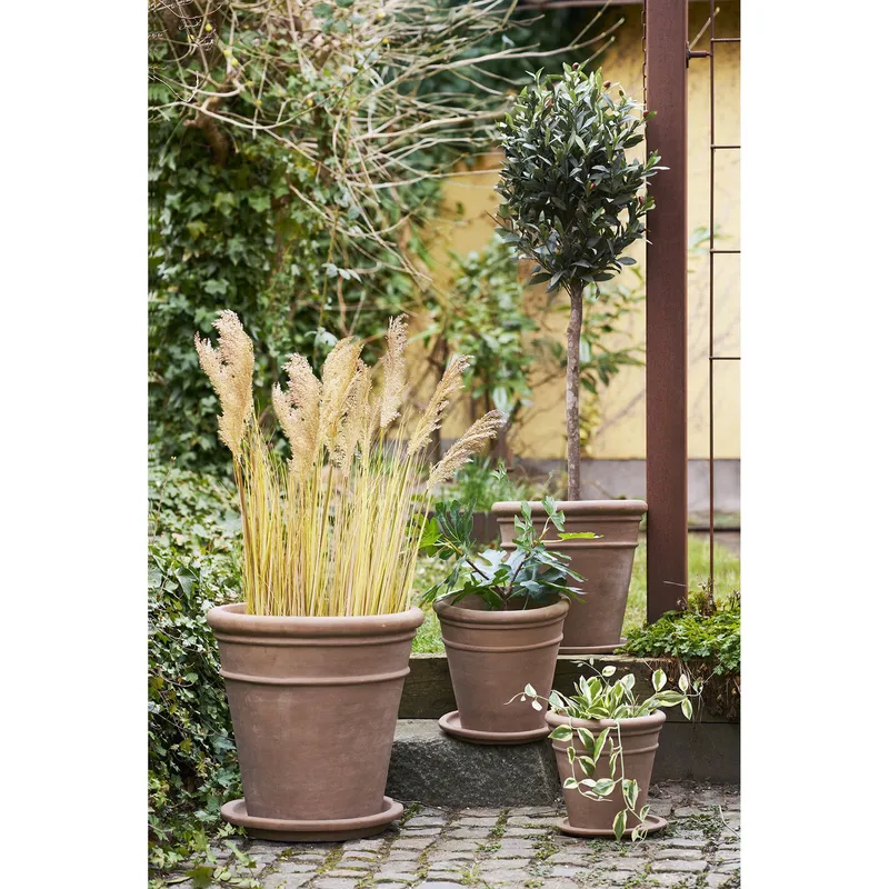Spodek MEBLIVA Terakota, Okrągły 35 cm - Brązowy