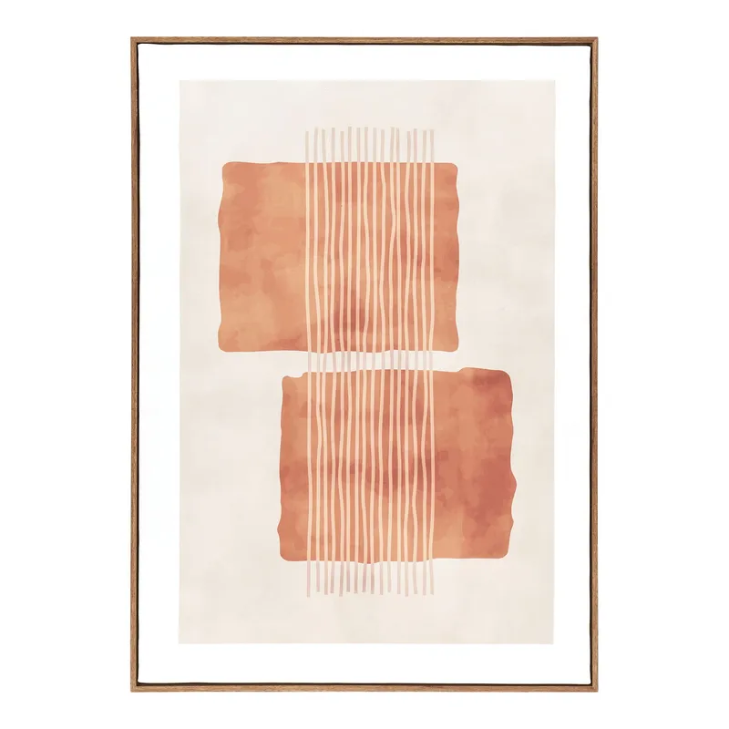 Obraz Na Płótnie MEBLIVA Mina - Wydruk Boho, 50x70 cm - Beżowy