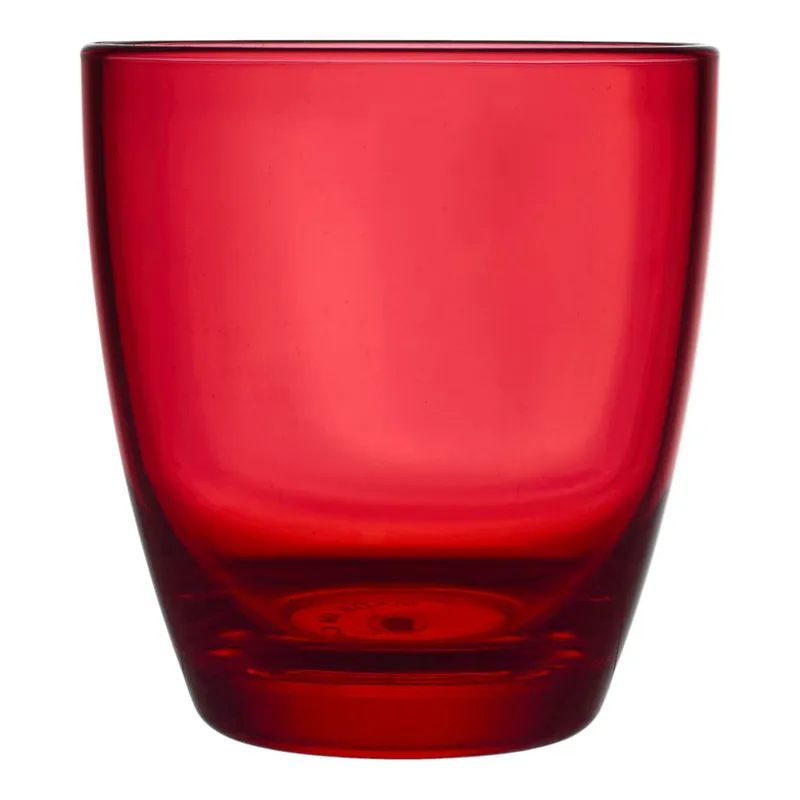 Szklanka Do Soku MEBLIVA Sky Z Polistyrenu, Pojemność 290ml - Czerwona