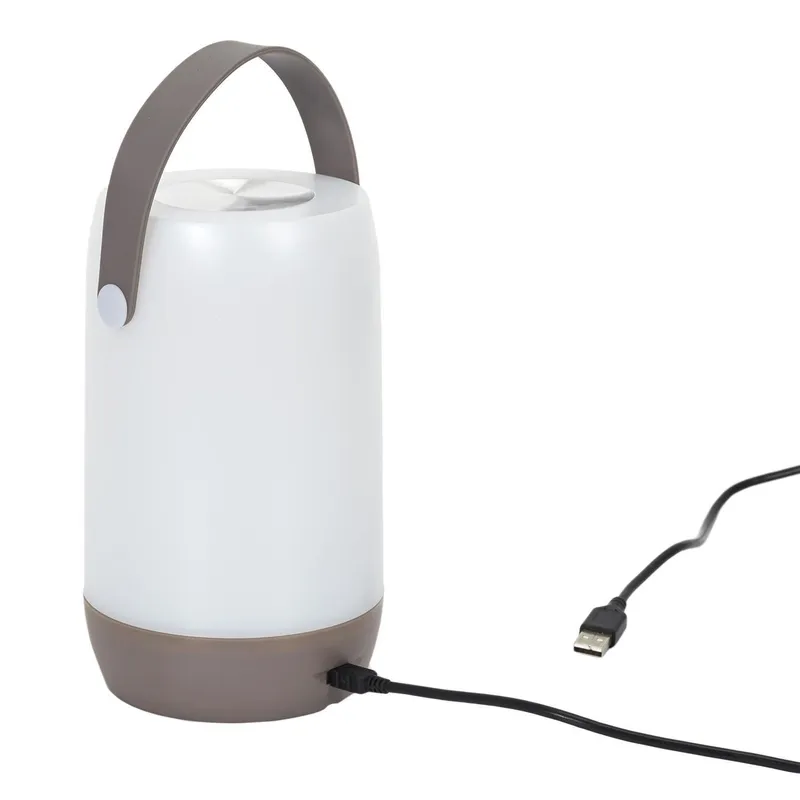 Lampa Stołowa MEBLIVA Poire LED Dotykowa, Kompaktowa - Szara