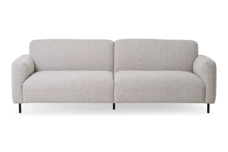 Sofa MEBLIVA Salvador Bouclé Skandynawska 228 cm - Beżowa