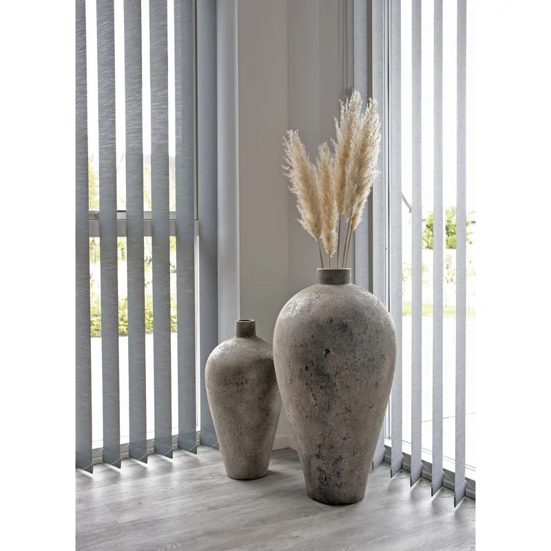 Wazon MEBLIVA Corvo Ceramiczny Skandynawski 60 cm - Szary