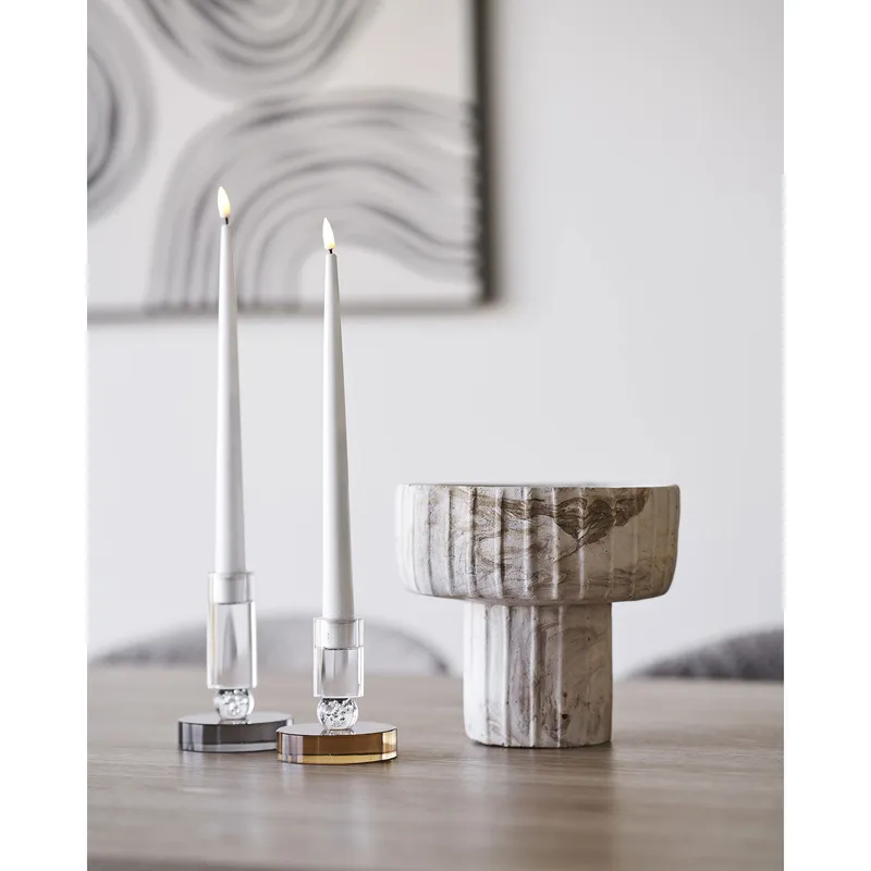 Wazon MEBLIVA Aurora Cementowy, Nowoczesny Design - Beżowy