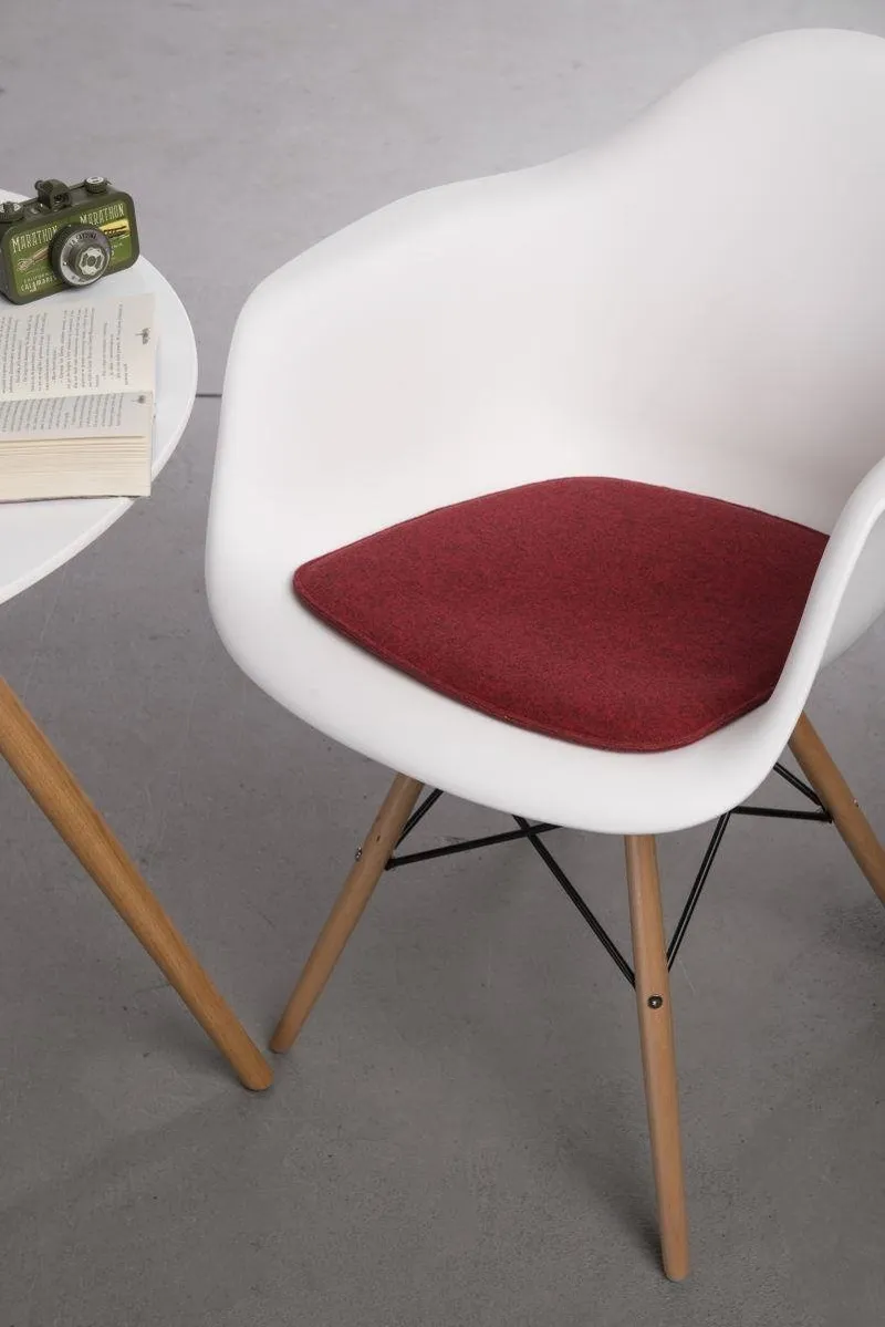 Poduszka Na Krzesło MEBLIVA Arm Chair Filc - Czerwony