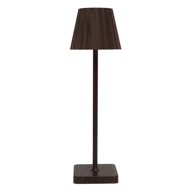 Lampka Stołowa MEBLIVA Blanca LED Minimalistyczna - Brązowa