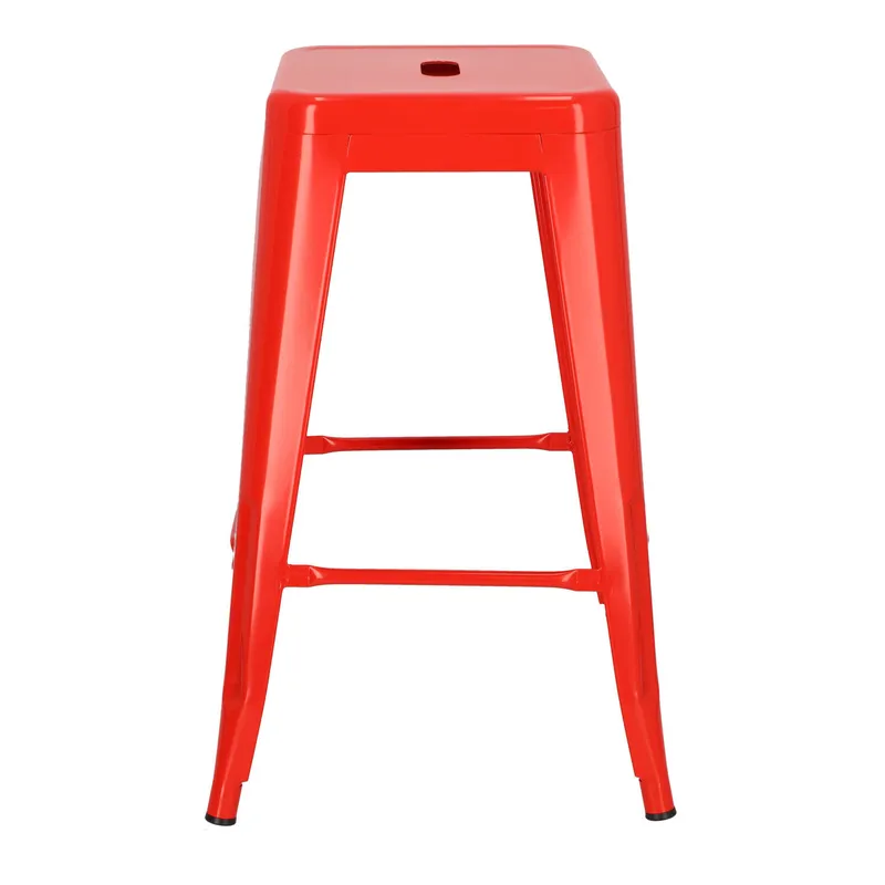 Hoker MEBLIVA Paris 66cm InspirowanyTolix - Czerwony