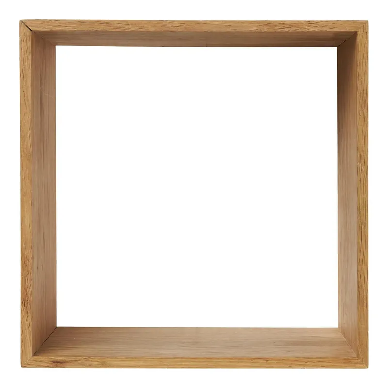 Półka Ścienna MEBLIVA Lattoon Drewniana 30 cm Dąb Naturalny