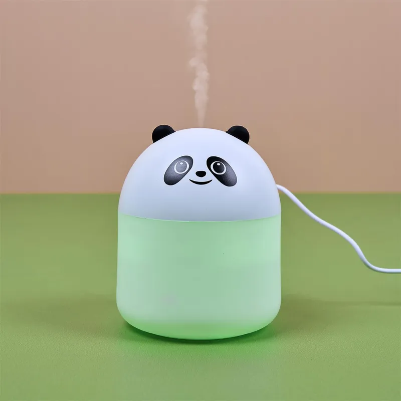 Dyfuzor Zapachowy MEBLIVA Panda USB 250 ml - Biały