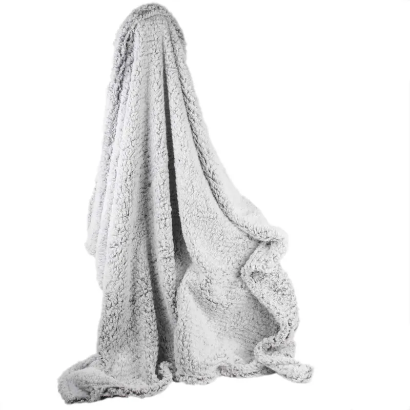 Koc MEBLIVA Soportar Polarowy 150x120 cm - Szary